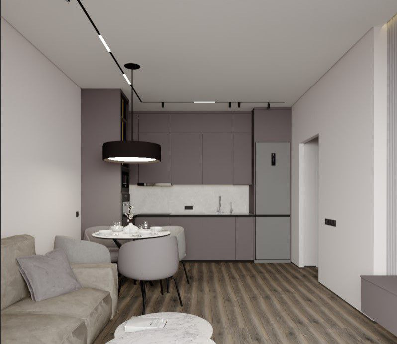 Дизайн интерьера квартиры в ЖК Клевер Парк, Екатеринбург