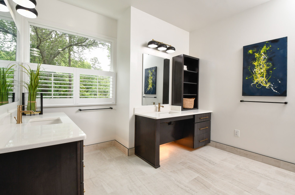 Modern Primary Bathroom Remodel King VA Modern Bathroom