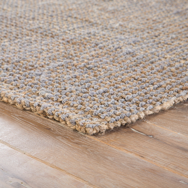 Jaipur Living Port Natural Solid Tan/Gray Area Rug Beach Style Area Rugs by Jaipur Living