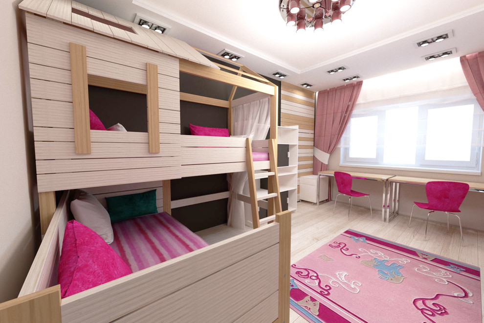 Комната для девочки подростка и детская для 2 девочек