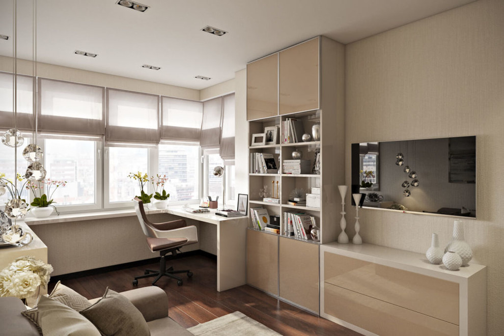 Современный дизайн просторной квартиры