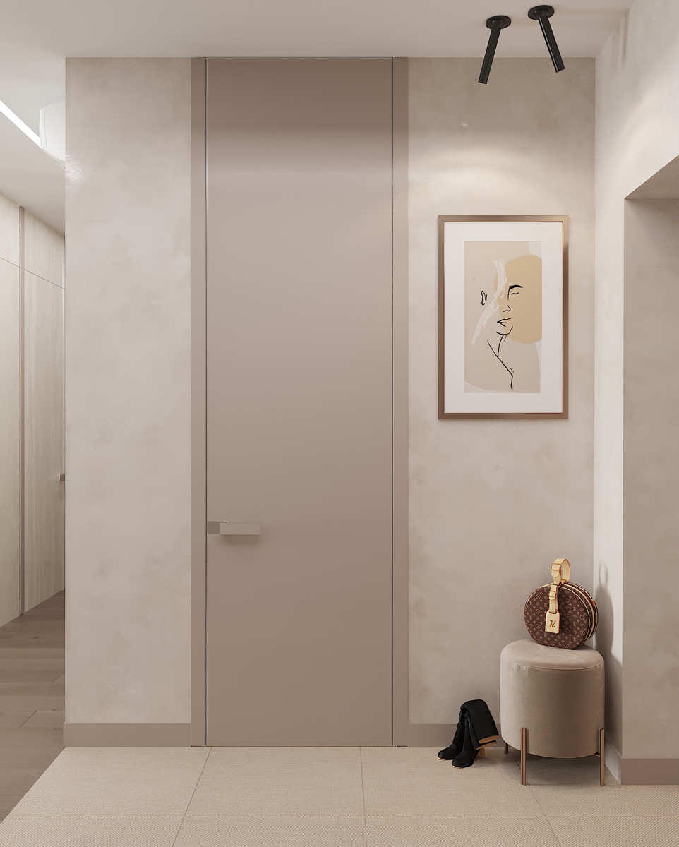 Современный дзен. ЖК Переулок Бульварный. Визуализация.