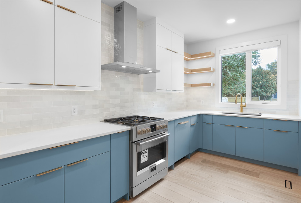 Modern New Home Spice Kitchen Modern Kitchen Edmonton by