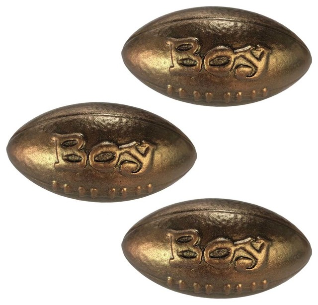 Football Drawer Knobs Cool Rugby Boys Room Wardrobe Pull Handles