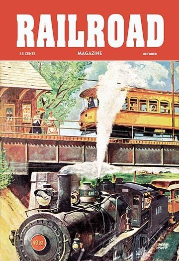 Railroad Magazine: Traveling, 1950 - Fine Art Giclee Print 16" x 24"
