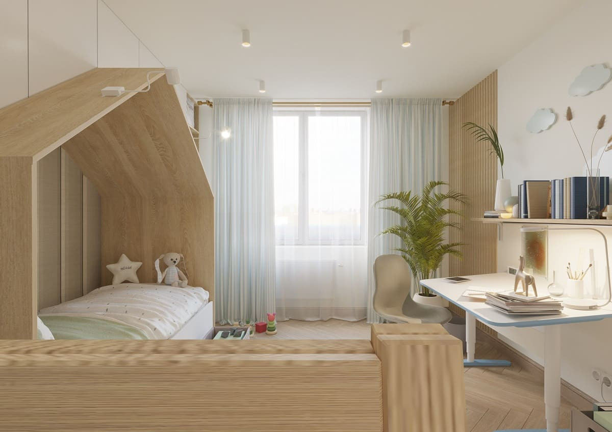 Загородный дом для молодой семьи с ребенком