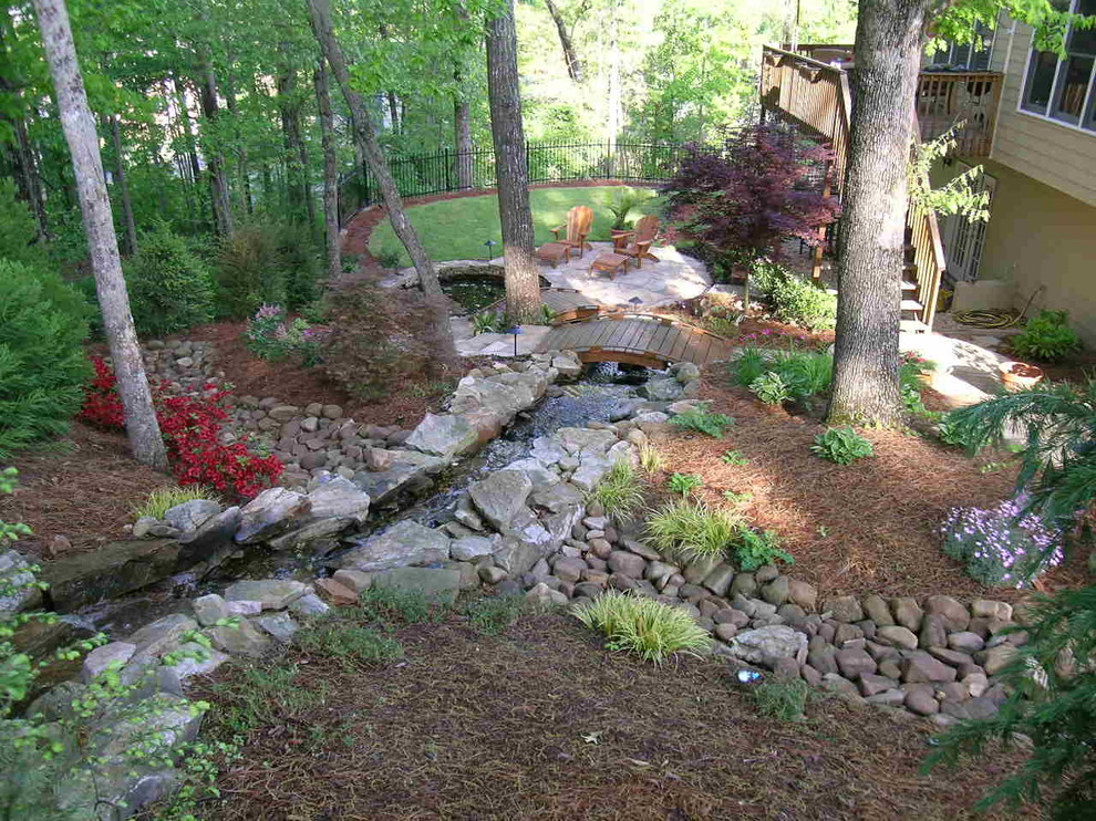 This is an example of an asian garden in Atlanta.