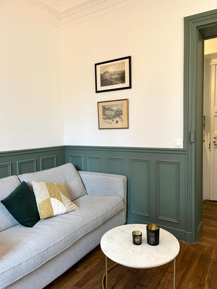 Agencement d'un SALON pour créer une chambre bébé et un coin repas