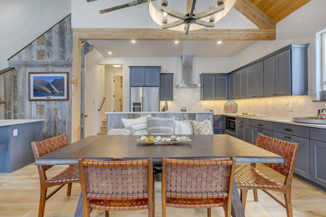 Lakeside Chalet - Remodel transitional-dining-room