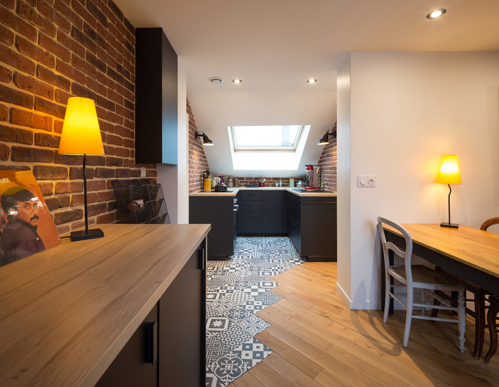 Réalisation d'une cuisine urbaine.