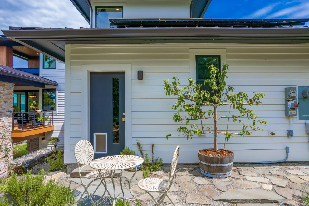 Modern Seabeck custom home Modern Exterior Seattle by Ritzman