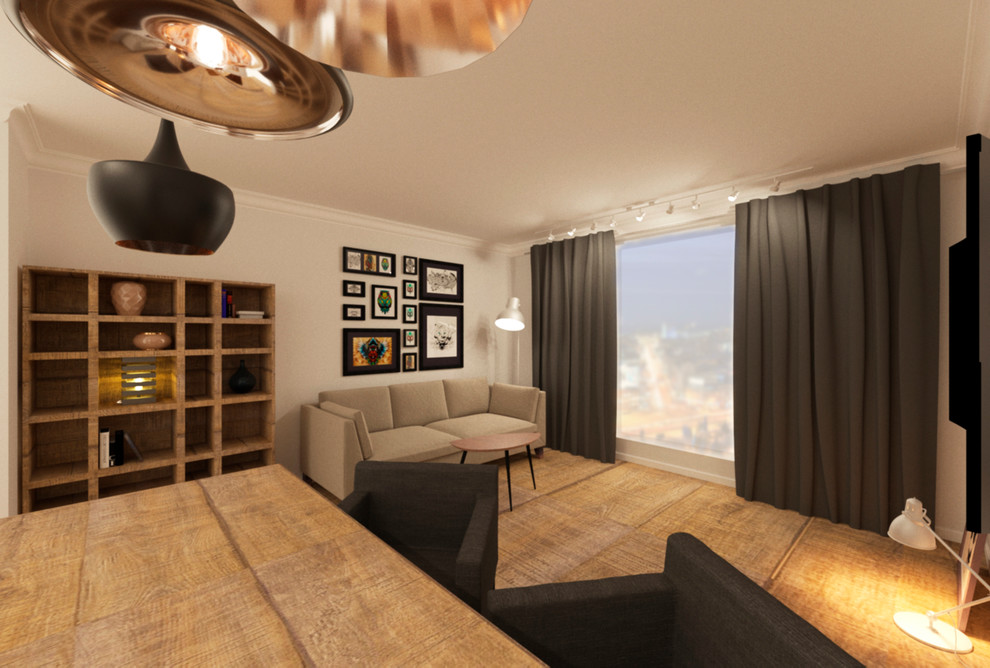 Скандинавский стиль в небольшой квартирке г. Новосибирска