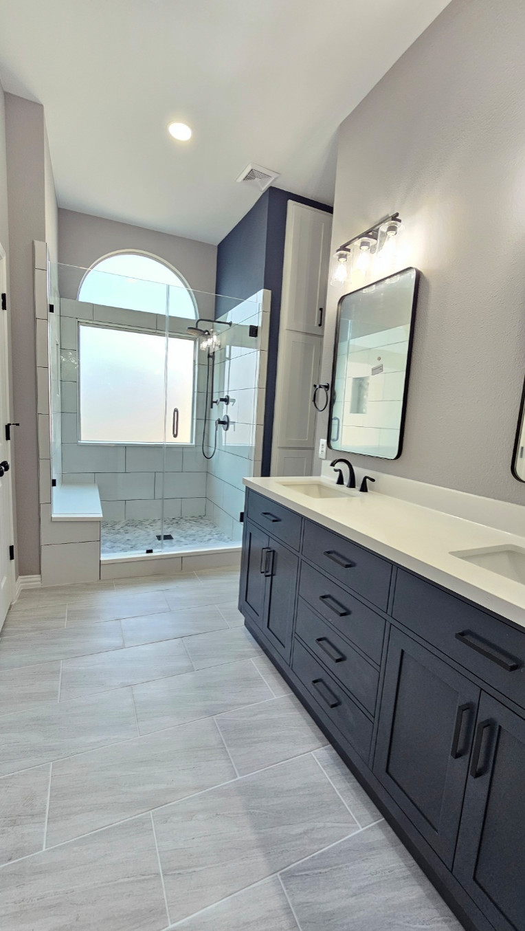Carrollton TX - Full Master Bathroom Remodeling