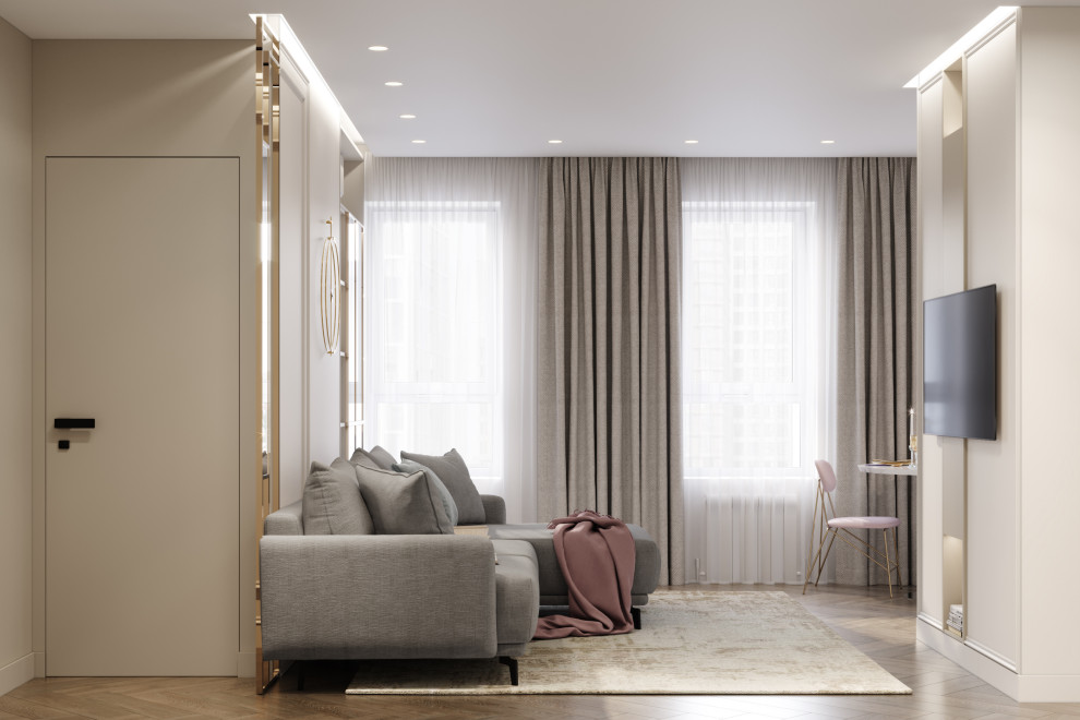 проект "Элегантные ассоциации на 63 м2"