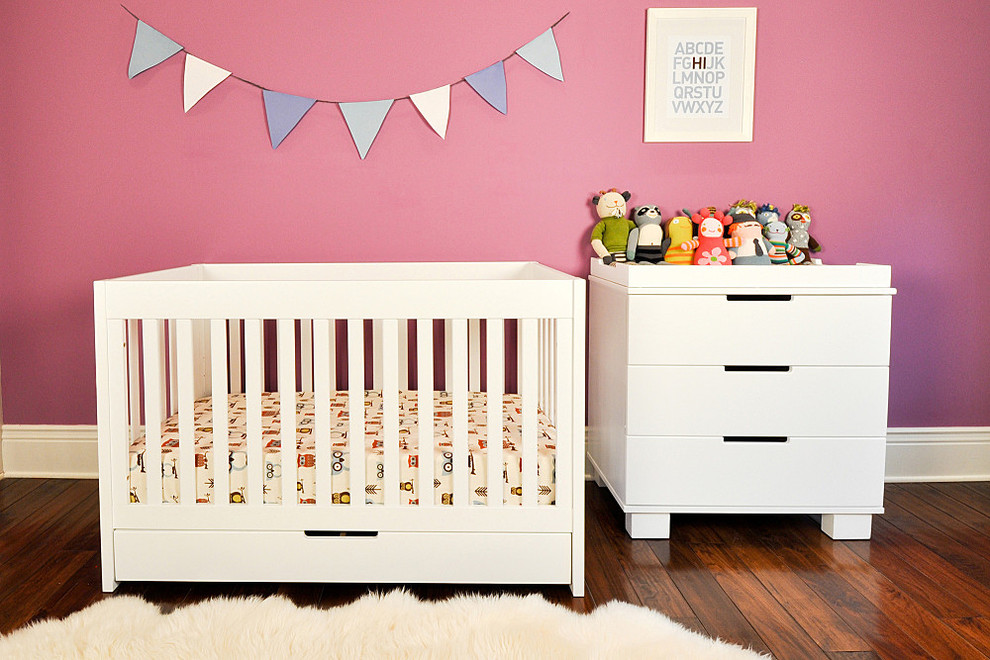 Inspiration for a modern nursery remodel in Seattle