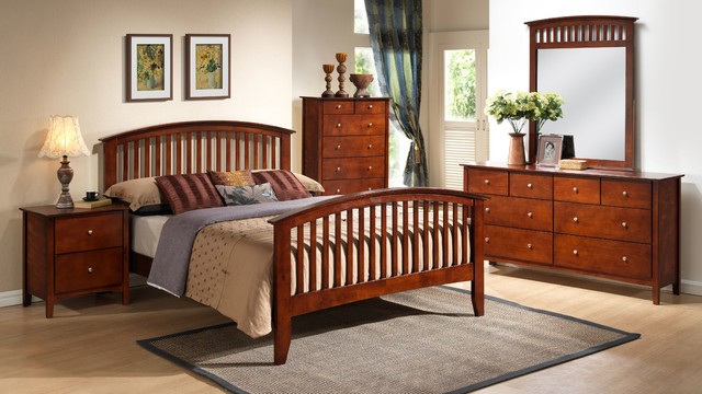 lifestyle b8137 queen mission style bedroom set