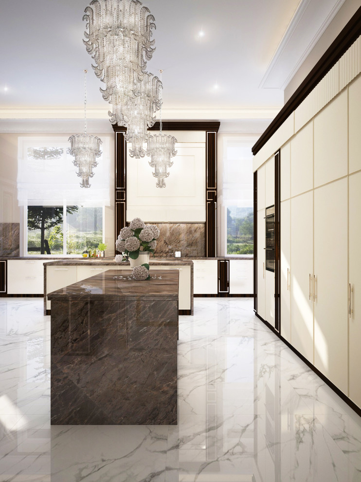 Кухня в загородном поселке "Парк Вилль". Рублевка.