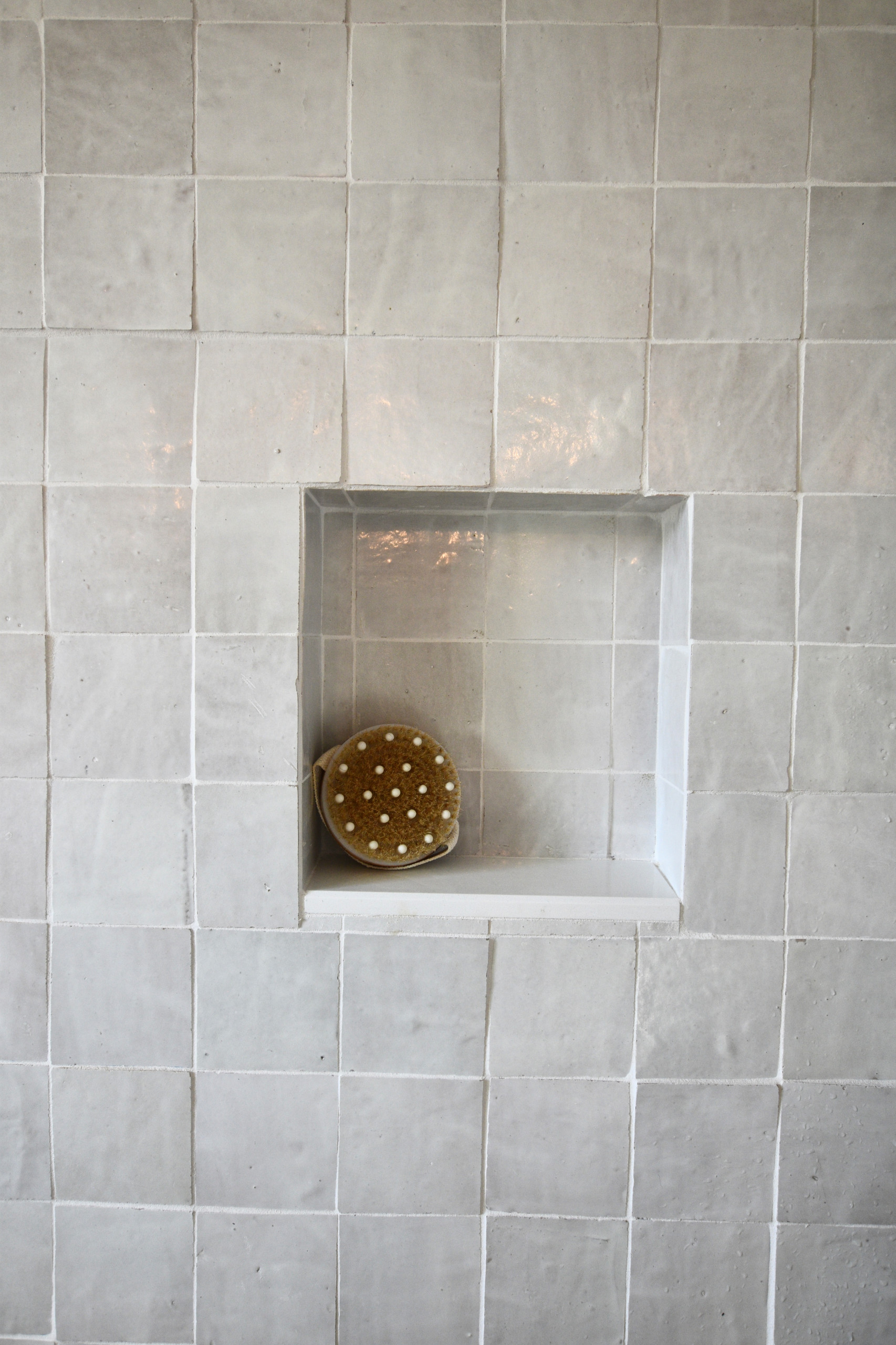 Zellige Tiled Walk In Shower