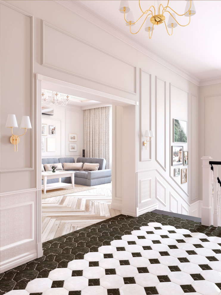 Дизайн коридора в классическом стиле. Частное домовладение г. Ставрополь