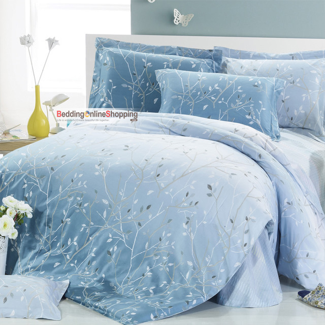 Satin Cotton Full Size 4 Piece Bedding Sets Contemporary Duvet Satin Cotton Full Size 4 Piece Bedding Sets