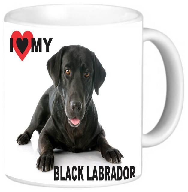 I Love My Black Labrador Dog Coffee Mug Contemporary Mugs By I Love My Black Labrador Dog Coffee Mug