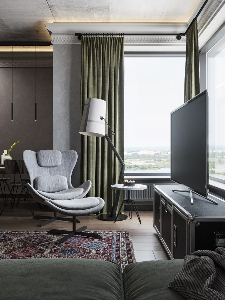 Прилофтованная четырехкомнатная квартира из трёшки в ЖК КОКОС