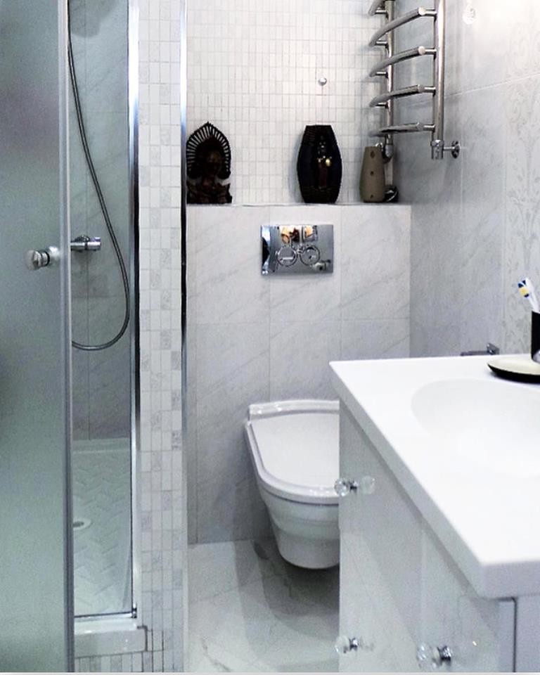 Белоснежный интерьер маленькой квартиры