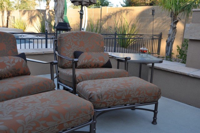 Our custom patio furniture replacement cushions