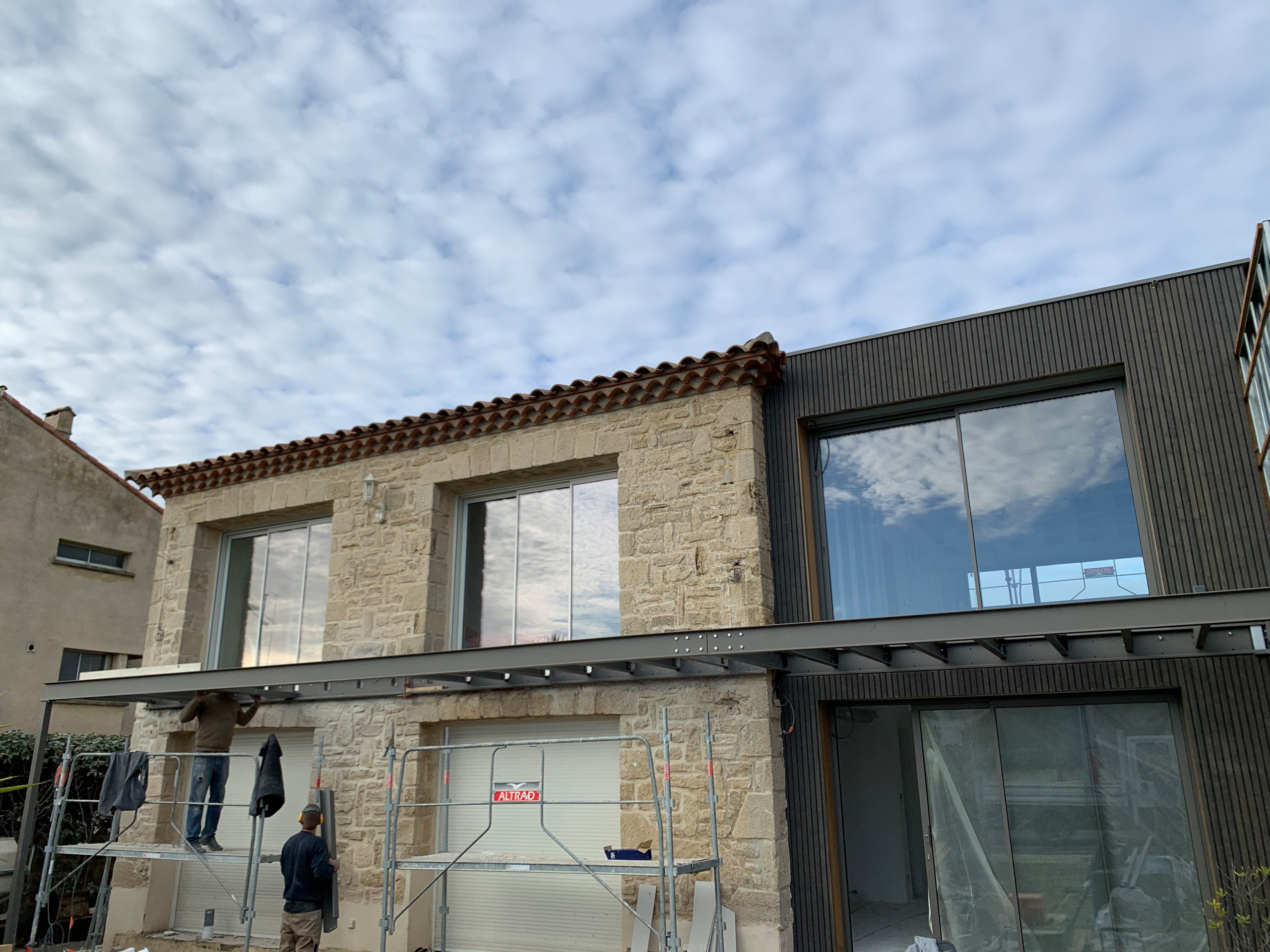 Extension en bord de plage