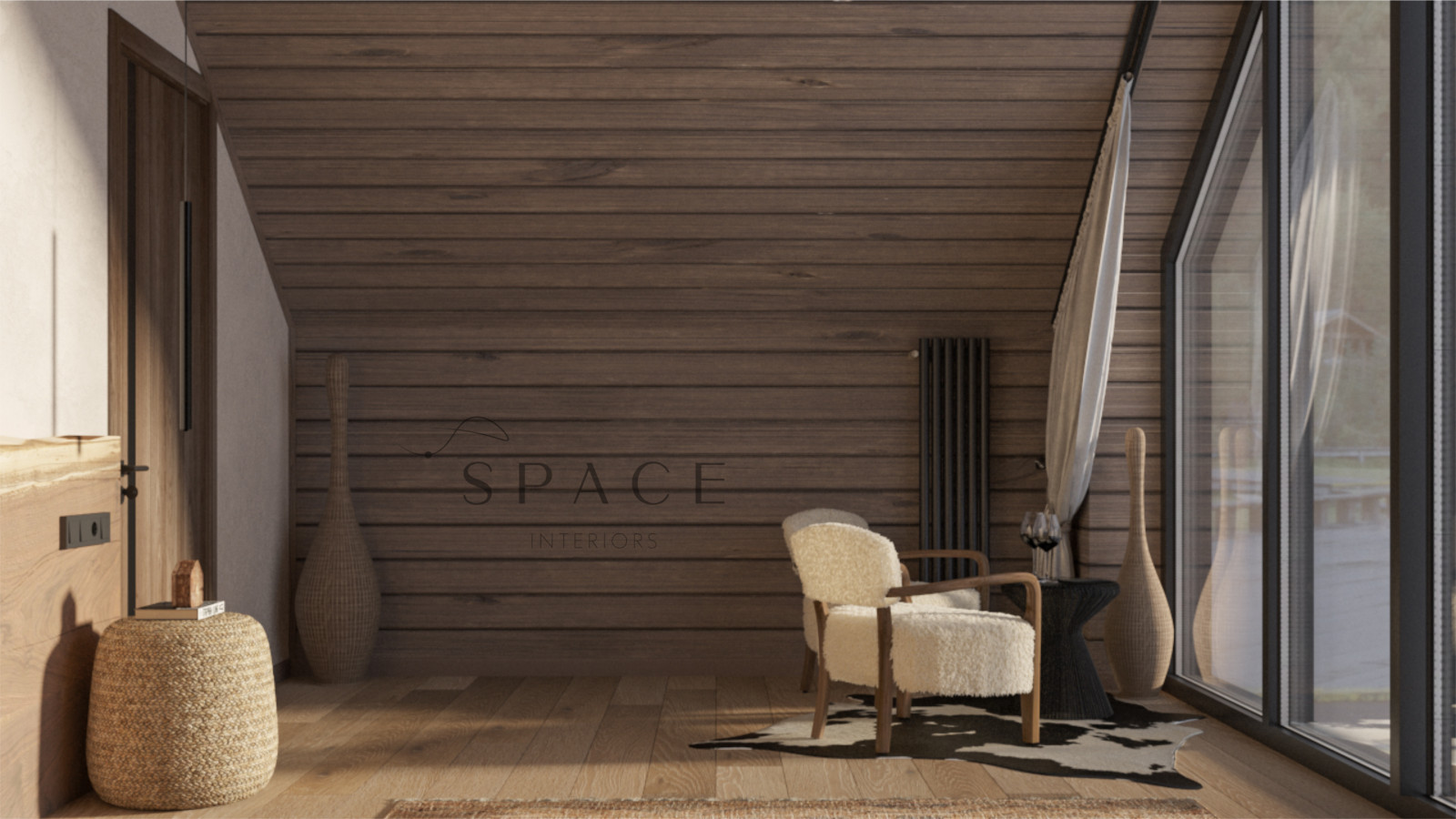 Спальня с видом на реку