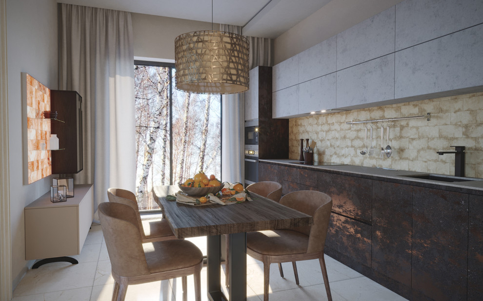 "Принцип гармоничных сочетаний" квартира 80 кв.м.