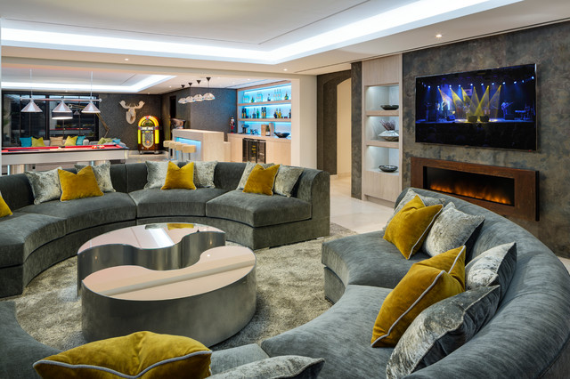 Interior design eclectique-salon
