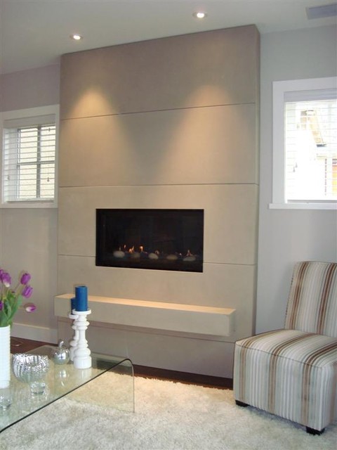 Paneled Fireplace Surround Traditional Living Room Vancouver