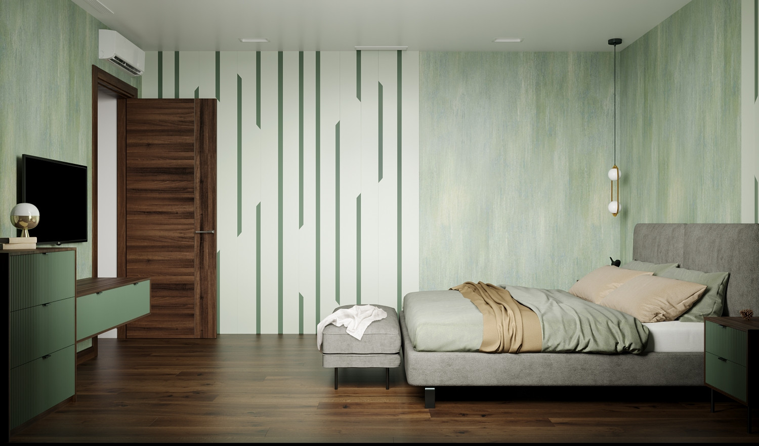 Спальня в частном доме 200 кв.м