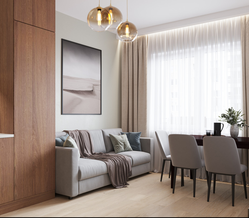 Гостиная из проекта "Природные оттенки"