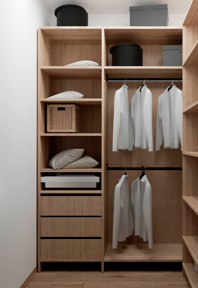 "Расправив крылья". Дизайн 3х - комнатной квартиры в стиле минимализм.