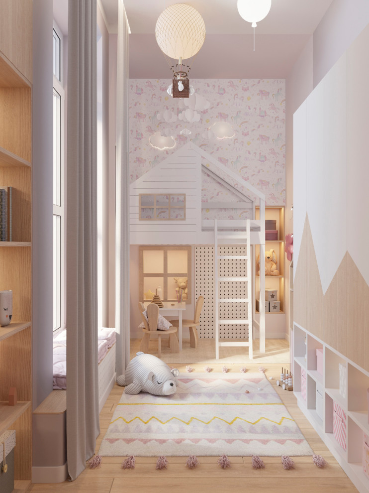 Интерьер квартиры для молодой семьи с тремя детьми