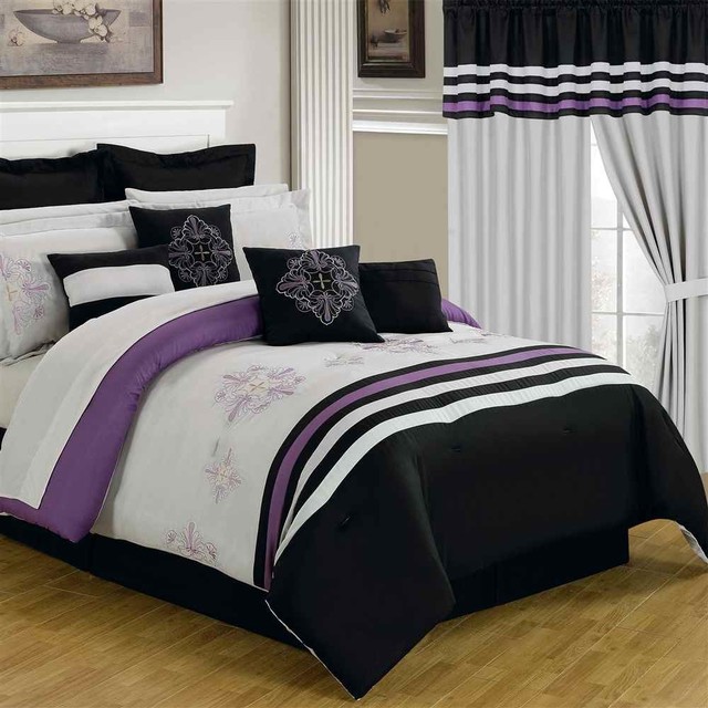 24 Pc Room In A Bag Rachel Queen Bedding Set Contemporary 24 Pc Room In A Bag Rachel Queen Bedding Set