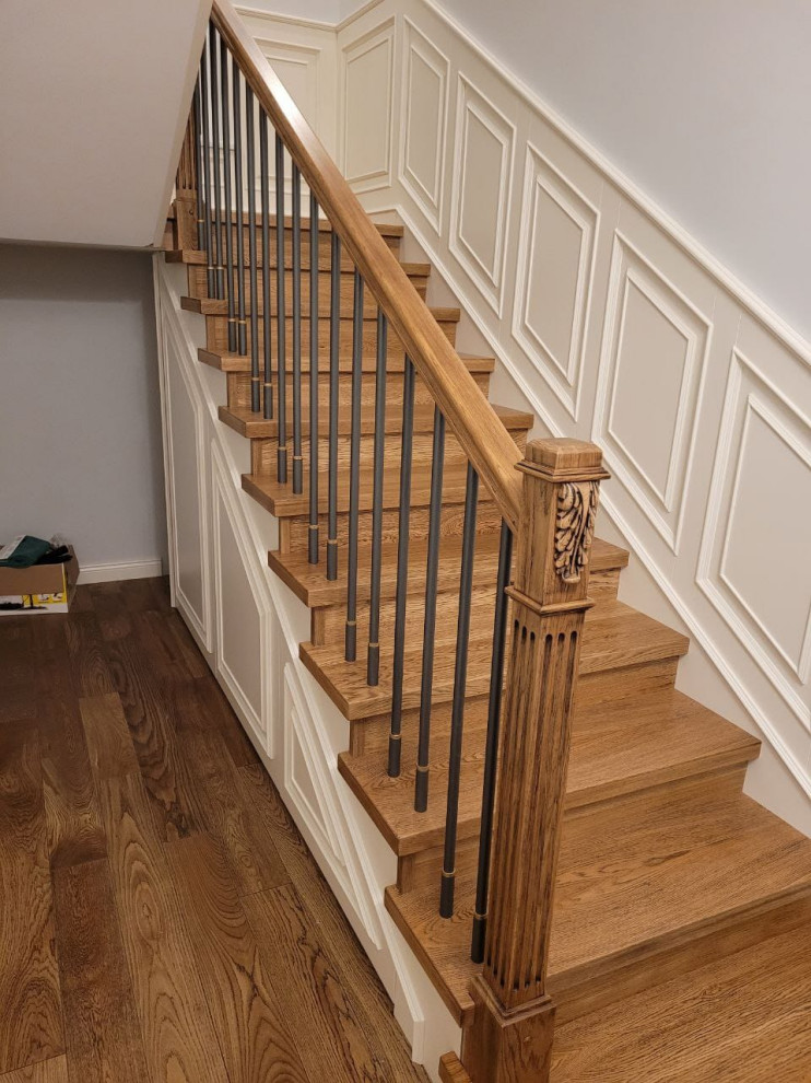 Функциональная лестница в загородном доме