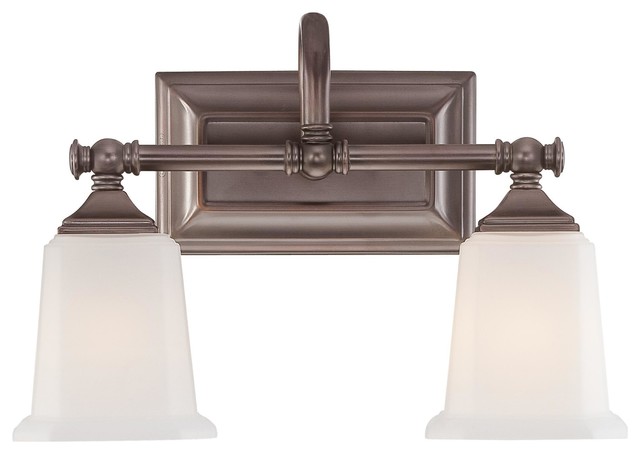 Quoizel Nicholas Two Light Bath Nl8602ho Traditional Bathroom