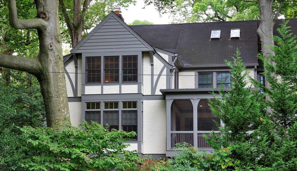 This is an example of a traditional two-storey exterior in DC Metro.