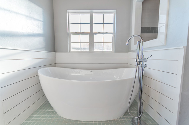 Fox Trot Transitional transitional-bathroom