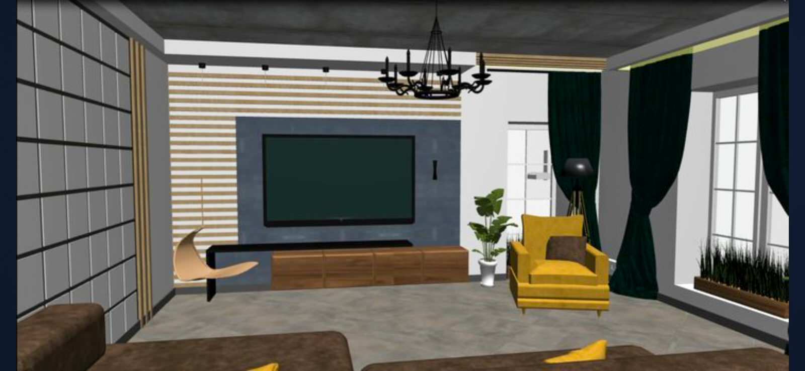 Преображение пространства кухни-гостиной в стиле Лофт