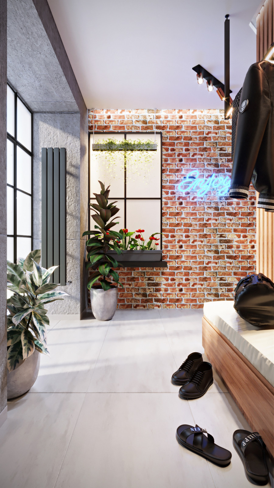 Дизайн-проект квартиры 100кв.м. для семьи из 4х человек в Северном парке