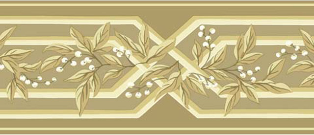 Wallpaper Borders Vintage Wallpaper Border Prepasted Contemporary Wallpaper By Designers Wallpaper Houzz