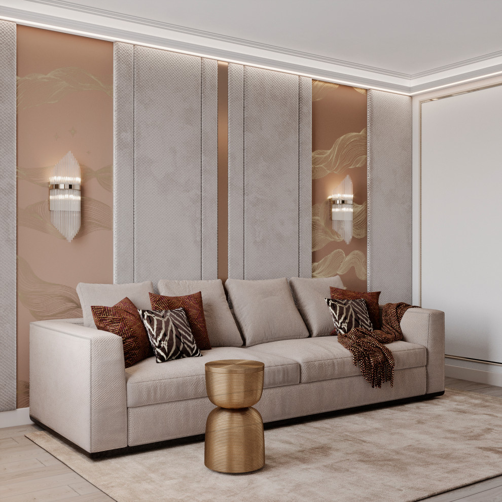 ДИЗАЙН ИНТЕРЬЕРА КВАРТИРЫ В ЖК СТОЛИЧНЫЕ ПОЛЯНЫ, 92 КВ.М