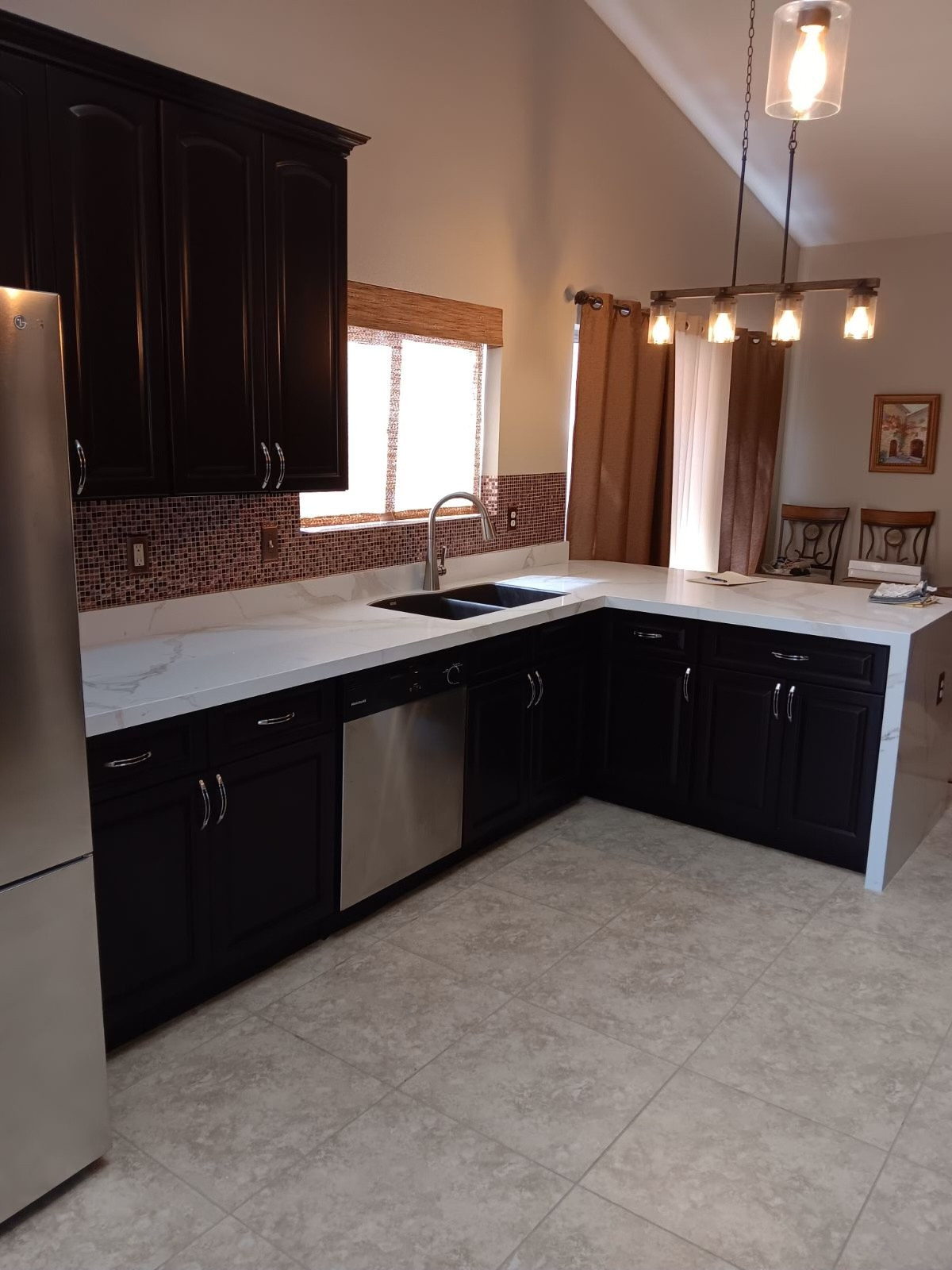 Light to Dark Stain Refinish