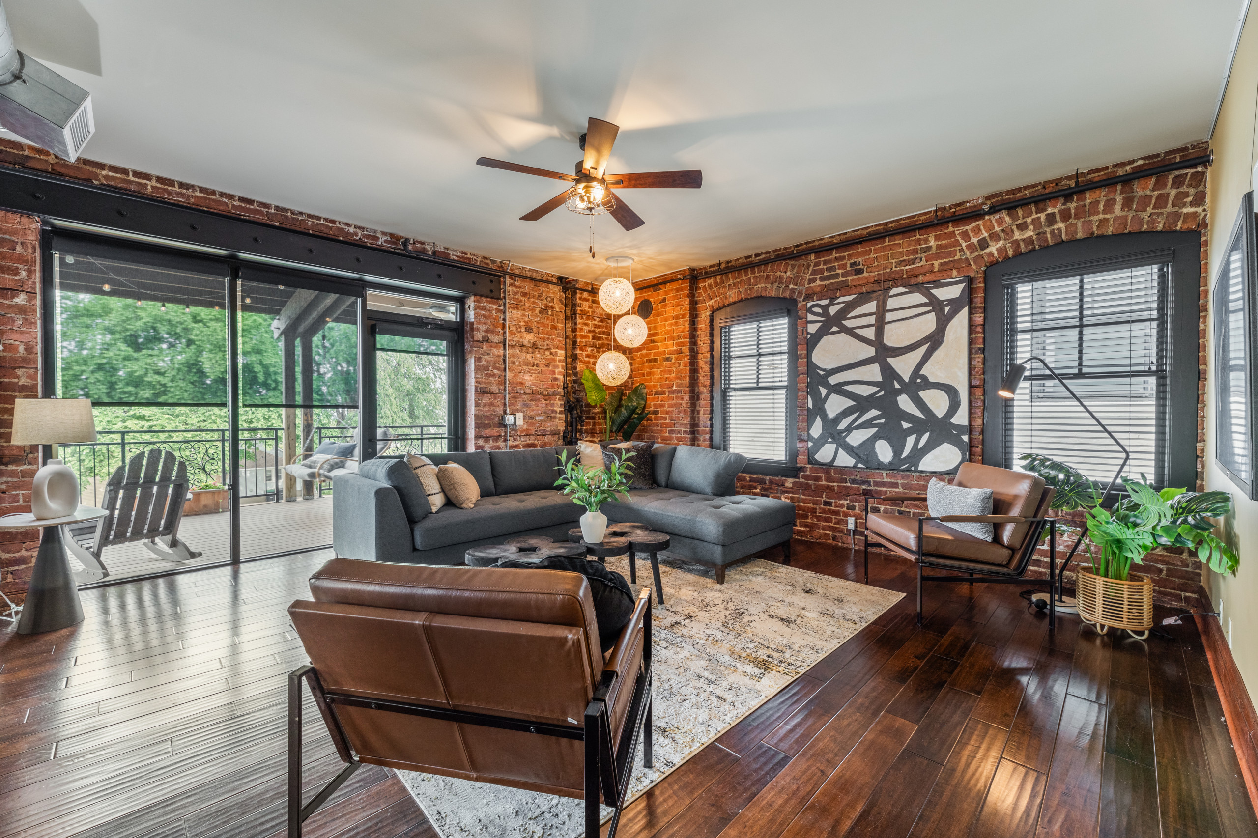 Downtown Industrial Condo Staging