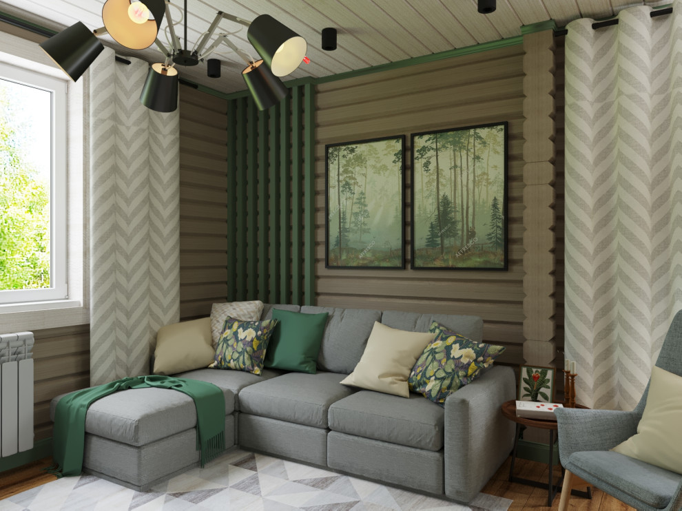 Дом из бруса.