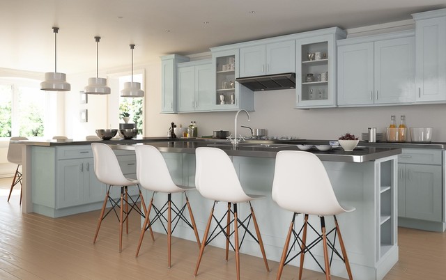 Transitional Kitchen nyklassisk-koek